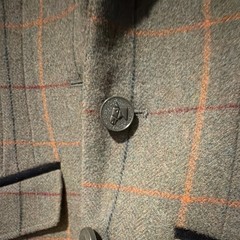 Aubrion Green Wool Plaid Button Jacket, Lined w/ Pockets, Children Size 9-10