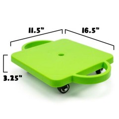 K-Roo Sports Kids Super Scooter Floor Roller Board 16.5″ x 11.5″ – Yellow
