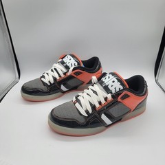 RARE Vintage Osiris NYC 83 Low Shoes Men’s 12 Black Orange Patent Y2K Chunky NEW