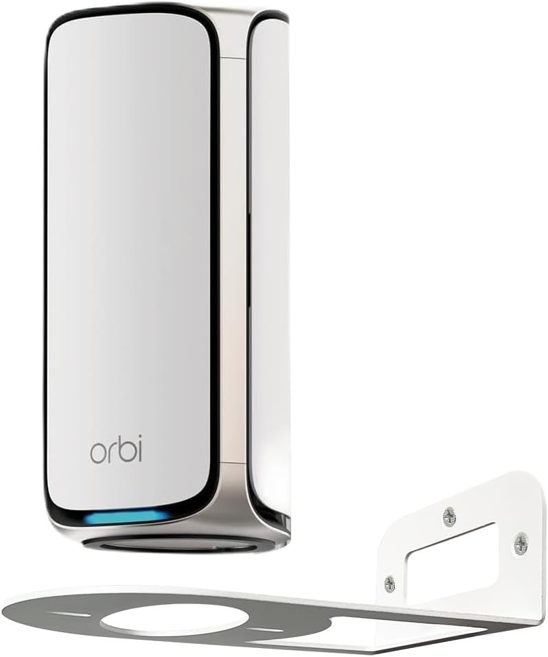 Orbi WiFi 7 Wall Mount Kit, Wall Mount Bracket Sturdy Metal Made 1 PACK