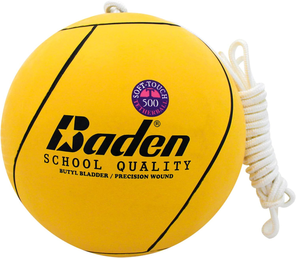 School Quality Tetherball Set – Soft-Touch Tetherball Ball and Rope