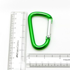 LOT 100 PCS 3″ ALUMINUM D SHAPE CARABINER HOOK KEYCHAIN CLIP SPRING SNAP BUCKLE