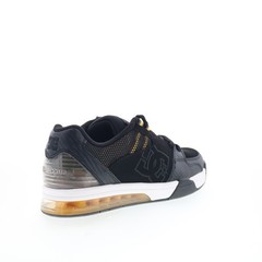 DC Versatile ADYS200075-0CP Mens Black Nubuck Skate Inspired Sneakers Shoes 10.5