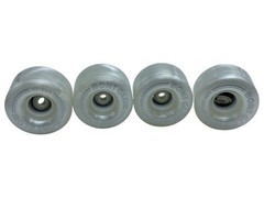 Bont Glow LED Light Up Wheels 62x38mm 83A Set Of 4 Pearl White