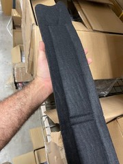 FELT GIRTH Neoprene Center Stainless Steel Buckle and Double Roller Buckle