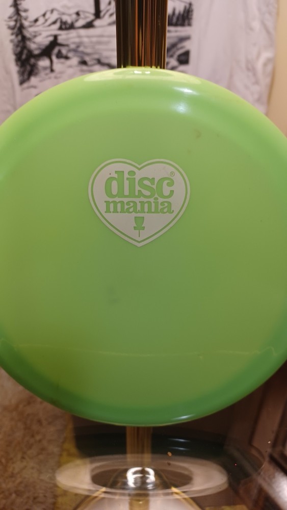 Vintage Discmania S-DDX 172g – Lime Green w/ Heart Stamp – Rare and OOP