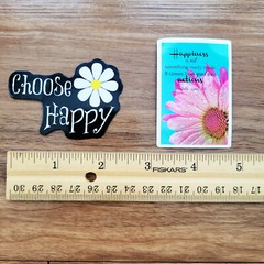 50pcs Waterproof Daisy Flower Stickers For Water Bottle,Hydro Flask,Laptop
