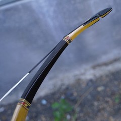 Traditional Bow Recurve Bow 61″ Hunting Archery Handmade Mongolian Horse Bow45lb