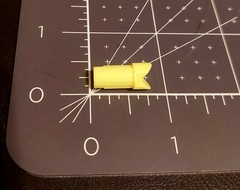50 Count Bohning Yellow Crossbow Half Moon Nocks 7.6mm Carbon Shafts .300 -.303
