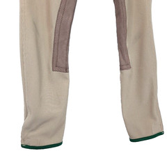 Devon Aire Ribbed Leather Equestrian Riding Breeches Pants Women Size 28 Beige