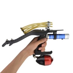 Bow Fishing Catapult Kit Bowfishing Darts Reel Set Archery Hunting Shooting
