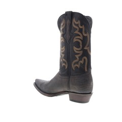 Dingo The Duke DI-107 Mens Black Leather Pull On Cowboy Western Boots 11