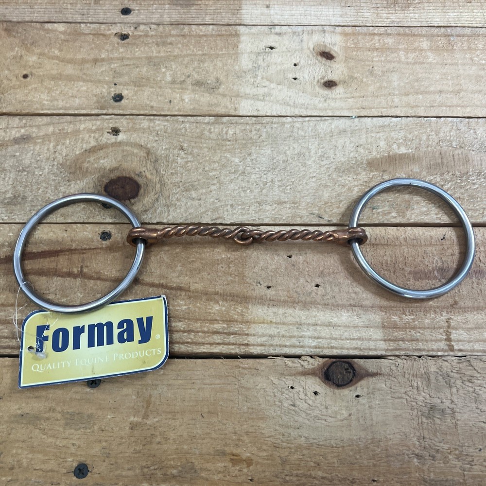 Formay 175455 3″ SS O ring w/twisted copper wire mouth,western bit