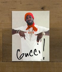 Supreme Gucci Mane Sticker (FW16)