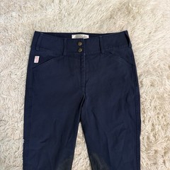 Women’s Size 28R Navy Tailored Sportsman Knee Patch Horseback Riding Breeches