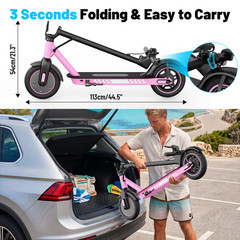 Electric Scooter Adults 19MPH 21Miles Range 10»Tire 350W E-Scooter