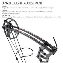 Ready to Hunt Compound Bow Package , Fits Adults & Teens, 0-70 Lbs Adjustable