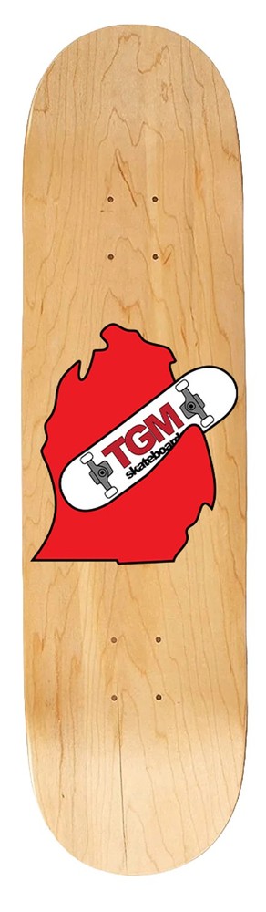 TGM Skateboards Mitten Logo Canadian Maple Skateboard Deck – Choose Size/Color