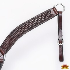 C–SET Western Horse Headstall Breast Collar Set Tack American Leather Hilason