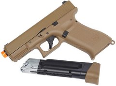 Refurbished Umarex Glock 6MM Airsoft G19X CO2 Half Blowback Gen 5 Pistol Coyote