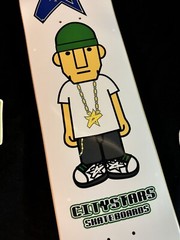 RARE NOS City Stars Skateboard Deck Pharrell Skateboard P Kareem Campbell QS