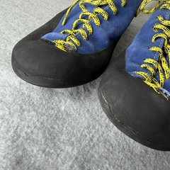 La Sportiva Blue Yellow Cliff Climbing Shoes Rock Outdoor Men’s US 9.5