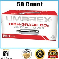 Umarex High-Grade CO2 Cartridges for Pellet Guns, BB Guns and Airsoft Guns 50-PC