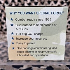 NEW Special Forces 12 Gram CO2 Cartridge – 25 Pack