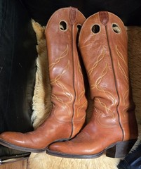 Tony Lama Women’s Tall Western Boot Brown Size 10.5 M