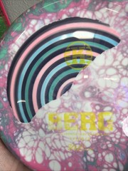 Custom Dyed Kastaplast K1 Berg Pink Green Cell Dye Disc Golf Putter 175g New