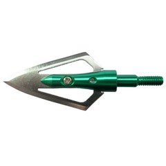 12Pcs Peeling Green Hunting Broadheads 100 Grain 0.9″ Cut Archery Arrowheads Tip
