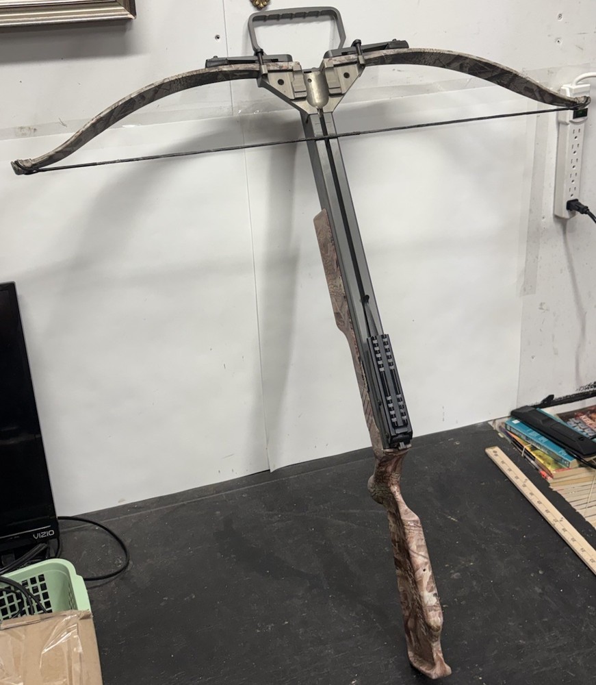 Vtg Excalibur Exomax Crossbow 225 Lb Draw 350+ FBS No Scope Hunting Canada Deer