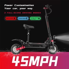 Electric Scooter for Adult 6000W Dual Motor 55MPH 60V 38AH Folding Fast Escootor
