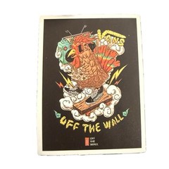 Vans Off The Wall Sticker Lot 4 Skateboard Art Logo Graphic Decals Rare