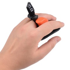 Finger Guard Archery Leather Finger Tab Left Hand Protector Recurve Bow 1X