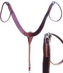 Challenger USA Made Horse Tack Hermann Oak Leather Pulling Breast Collar