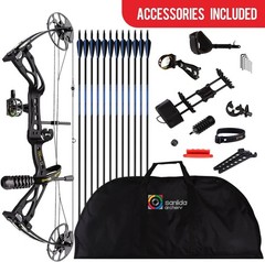 Archery Dragon X8 Bow Package, 18″-31″ Draw, 0-70 Lbs