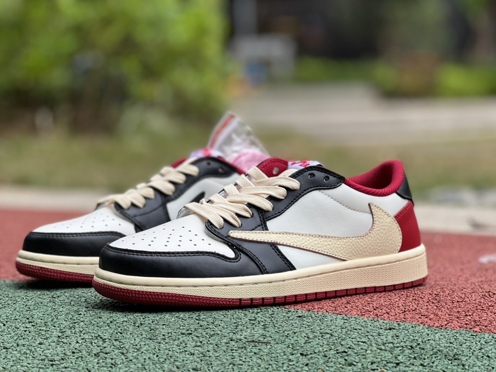 AJ 1 Retro Low OG SP T S Black/Red DM7866-140R Men’s Casual Shoe Sizes 4-13