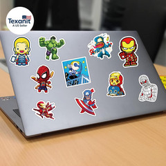 200PCS Cool Character Stickers for Water Bottles Skateboard Luggage Laptop Bumpe
