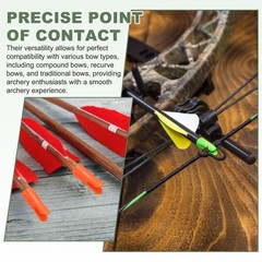 Archery Arrow Nocks, Plastic Nocks Arrows Tail Accessory-Fitting for (DIY Hun…