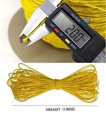 Dyneema Reflective Rope -2mm 400kg Fracture Strain – Suitable for Tents Kite …