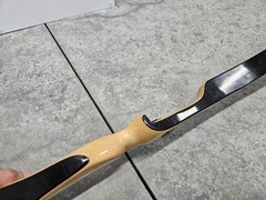 Bear Archery Black Bear Glass Powered Vintage Recurve Bow Brown 45lbs. 60in.