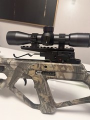 Kronicle Camouflage Crossbow with 4×32 Scope & 3 Carbon 20″ Crossbolt Arrows