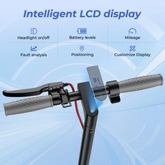 Adult Electric Scooter 19MPH 30KM Range Folding E-Scooter City Safe Commuter APP