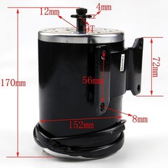 MY1020 24V 36V 48V 250W- 3000W Electric Motor for Razor Scooter E-Bike Buggy