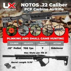 Umarex Notos Carbine .22 Caliber Side Lever PCP Air Rifle 2254847