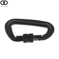 4 Pack 12KN Screw Locking D-shape Carabiner Aluminum Tree Rigging Tool