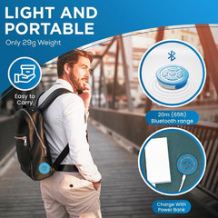 Megacom Duomon3 1P/2P Auto Catcher, Rechargeable Pocket Auto Collecting Device w