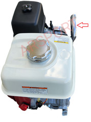 Low Exhaust Pipe 1″ female thread for: Predator 301cc, Predator 420cc, GX 270