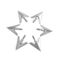 Archery Broadheads 100 Grain Compound Bow Hunting 3 Blade Fixed Arrowheads Tip
